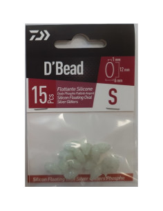 Daiwa Silicone Floating Oval - Silver Glitters Clear